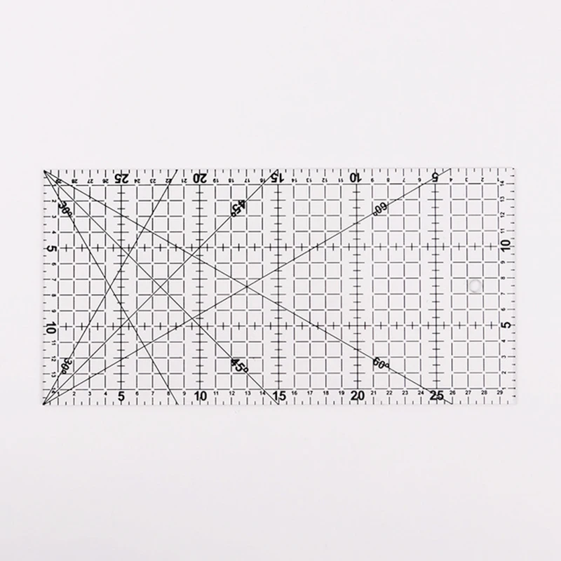 

Quilting Transparent Square Ruler Quilters/Patchwork Craft Fits Garment Making