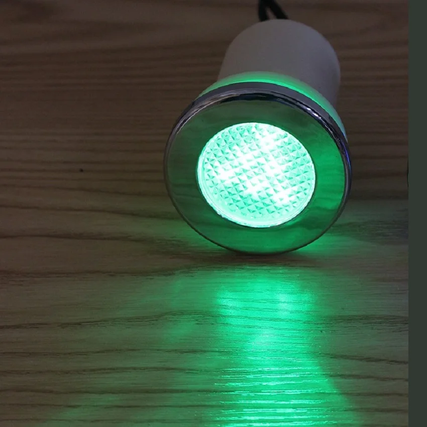 2pcs recessed waterproof RGB LED underwater hot tub lamp bathtub light