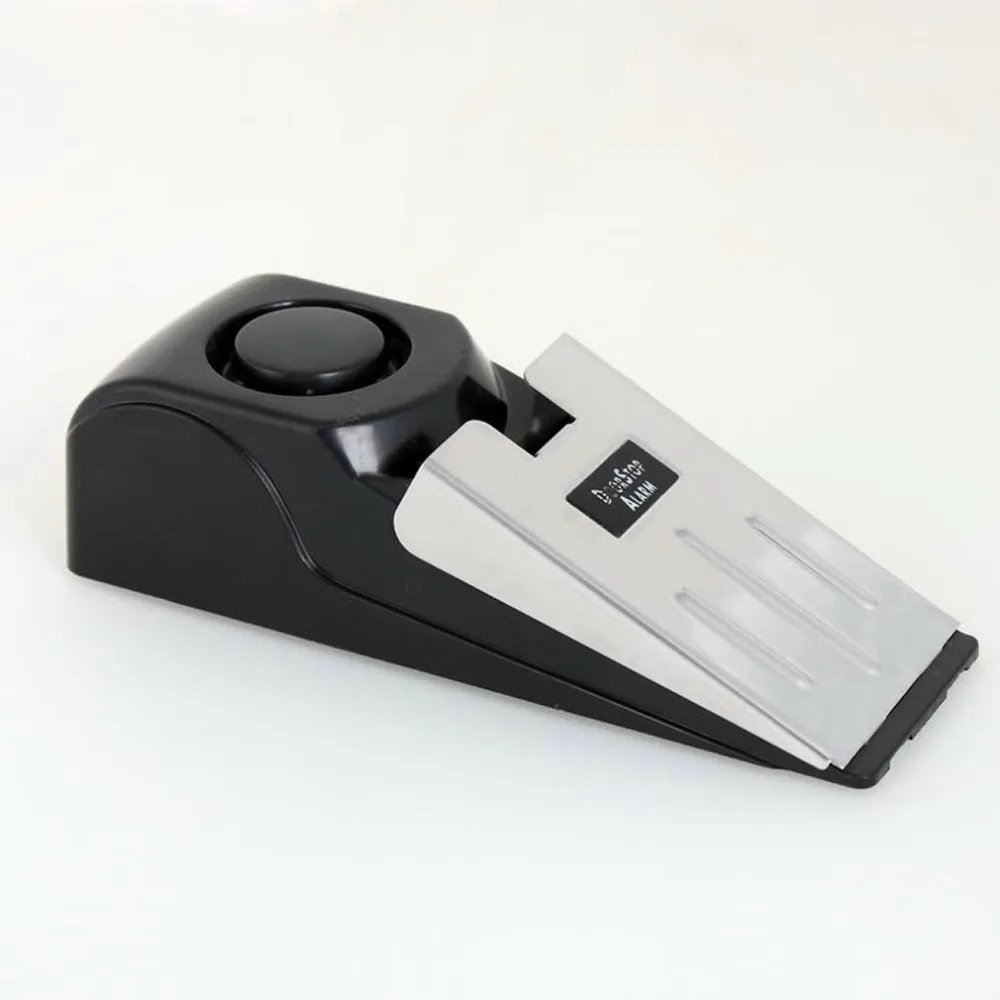 1pcs Wedge Shaped 120 dB Security Home Door Stop Stopper Alarm Block Blocking Systerm New Drop ship | Обустройство дома