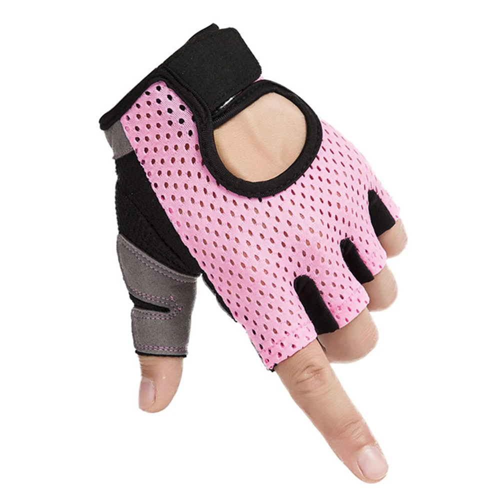Leadbike велосипедные перчатки с полупальцами мужские женские летние спортивные противоударные велосипедные перчатки с гелевой пропиткой MTB перчатки велосипедные гуантес Ciclismo - Цвет: Розовый