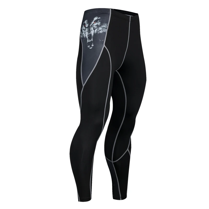 

Men's Running Tights Compression Tights Running Jogging Gym Exercise Crossfit Bodybuilding Men's Bottoming MMA Trousers Fitness