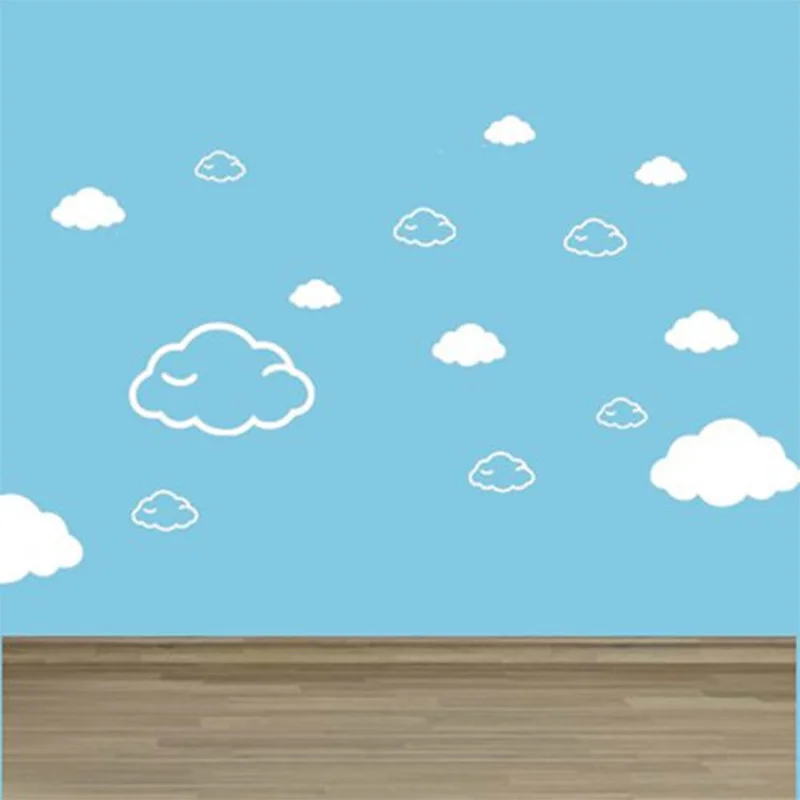 Nubes etiqueta de la pared adesivo de parede decoración aula cuarto de