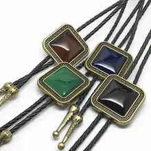 Последняя версия из натурального камня и Jin Boluo галстук тотем шаблон кожаный канат модный дизайн восстановление древних способов загара