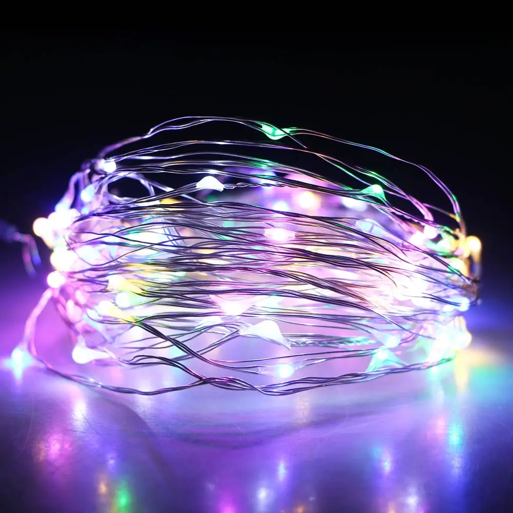 New 10M LED String lights with Dimming Controller Waterproof Holiday lighting For Fairy Christmas Tree Wedding Party Decoration