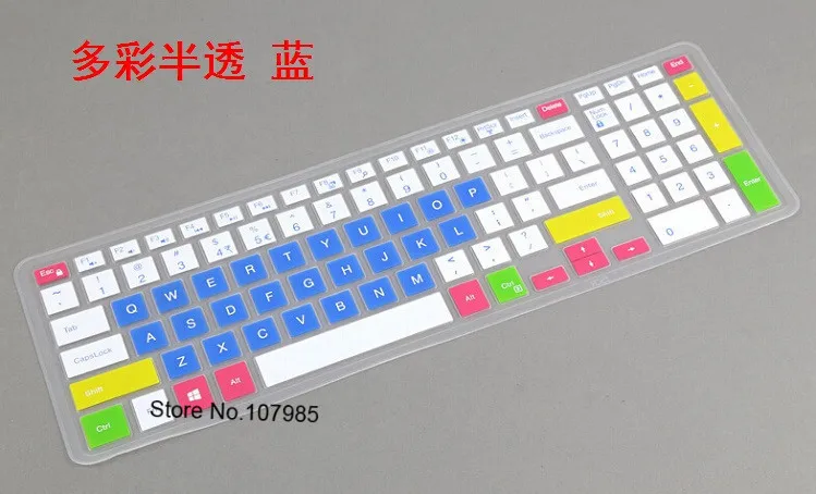 Водонепроницаемая обложка для клавиатуры ноутбука Dell Inspiron 17 3 5000 5767 5758|keyboard cover