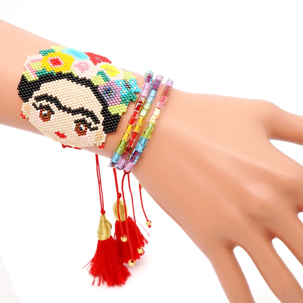 

Go2boho Insta Bracelet Pulseras MIYUKI Mexican Art Insta Bracelets 2019 Women New Insta Fashion Handmade Jewelry Lover Diy Gift