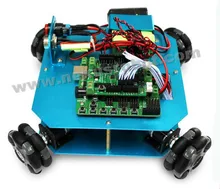 4WD 58mm Omni Wheel Arduino font b Robot b font font b Kit b font 10020