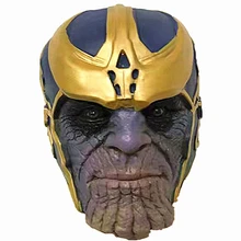 Thanos Marvel Мстители Юнион шлем ударная маска перчатки косплей Зомби Маска для косплея на Хэллоуин перчатки ПВХ BOOCRE