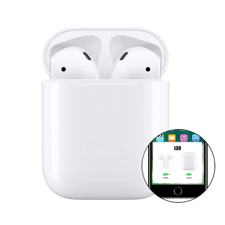 

Original i30 tws Bluetooth Earphones Wireless Earphone Pop Up Touch Bluetooth Earbuds i30tws PK 1:1 Replica i20 tws i30 i12 i10