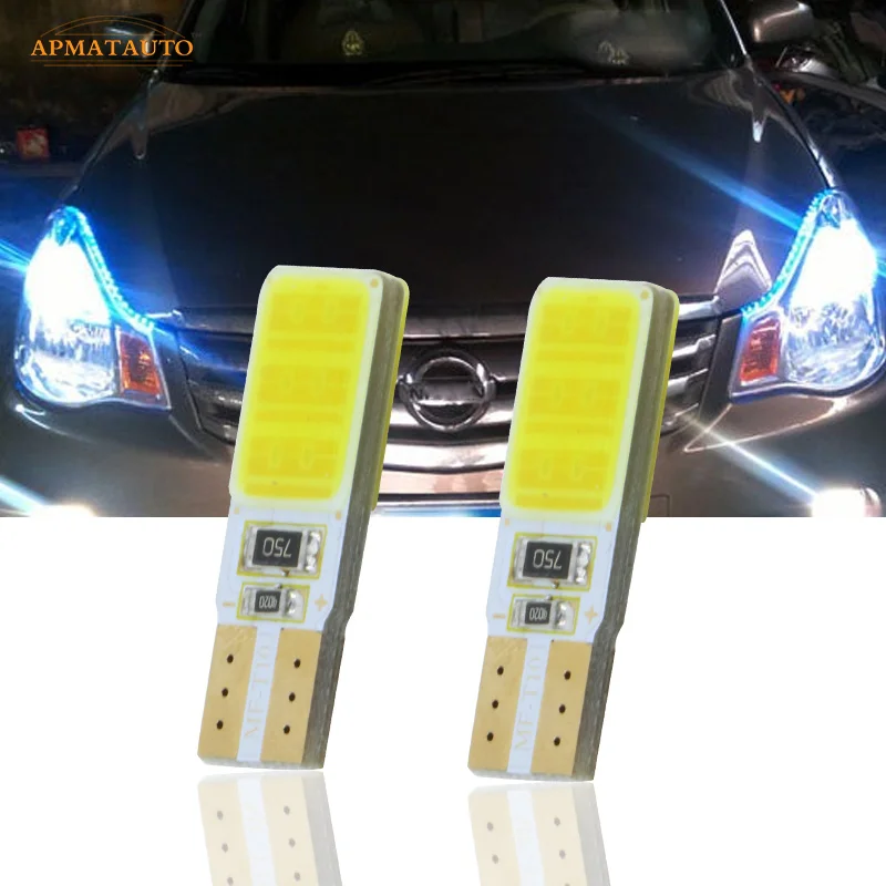 2x T10 W5W светодиодные лампы для парковки габаритные лампы для Nissan LIVINA Pathfinder TEANA Qashqai Bluebird Sylphy Sunny TIIDA MURANO NV