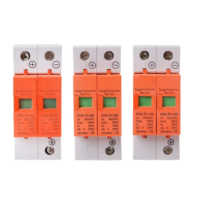 

HYS4 Surge Protective Device SPD House DC Lightning Surge Protector 2 Pole 20KA~40KA J6PDWholesale and dropshipping