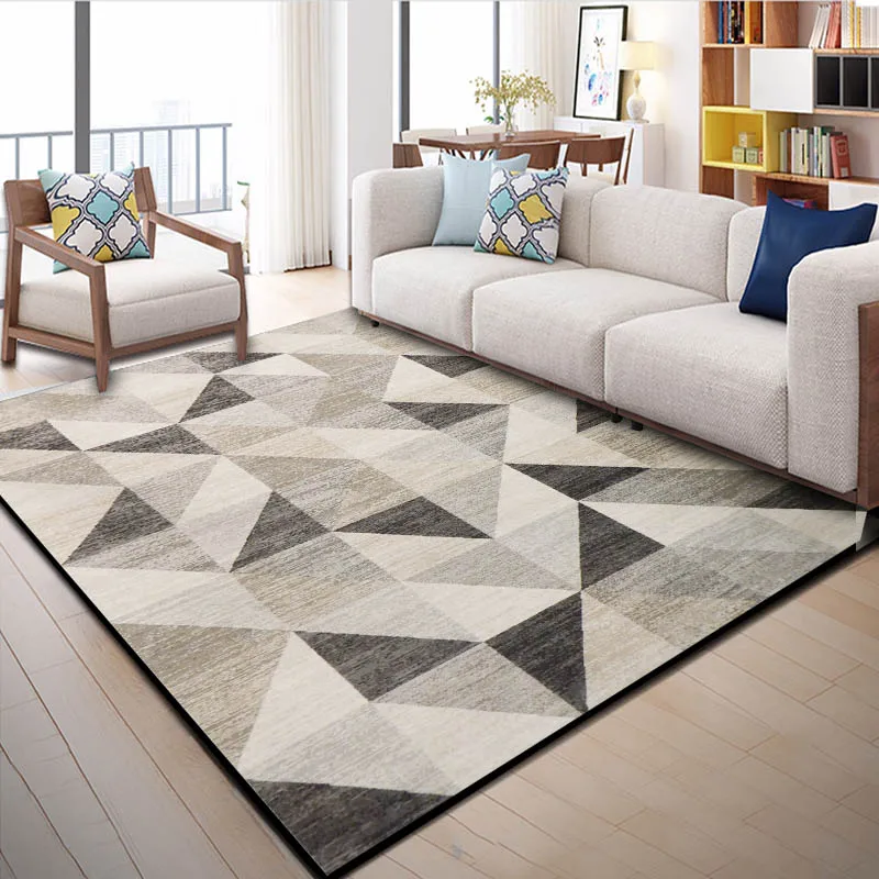 

Nordic Style Carpets For Living Room Home Bedroom Coffee Table Study Bedside Rugs Carpet Striped Floor Door Mat Household Rug