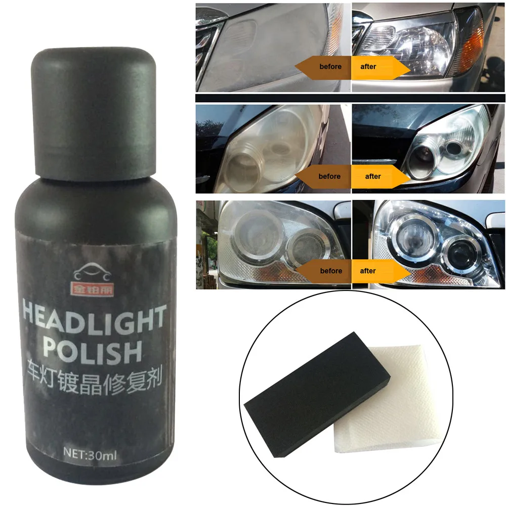 Car Headlights Oxidation Polish Liquid Ceramic Coat Super Hydrophobic
