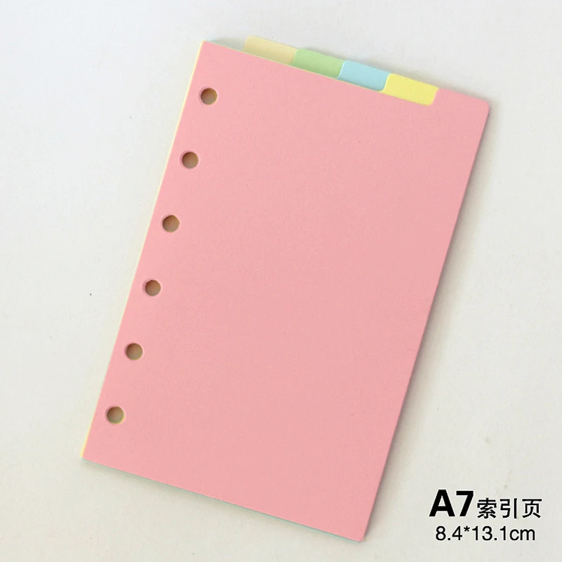 Original classic spiral notebook divider, Cute fine organizer planner seperator pages Office school stationery index paper A5 A6 Original classic spiral notebook divider, Cute fine organizer planner seperator pages Office school stationery index paper A5 A6