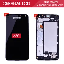 100% Tested Original 5.0 inch Black 1280×720 Display For NOKIA Lumia 650 LCD Touch Screen with Frame Digitizer Assembly
