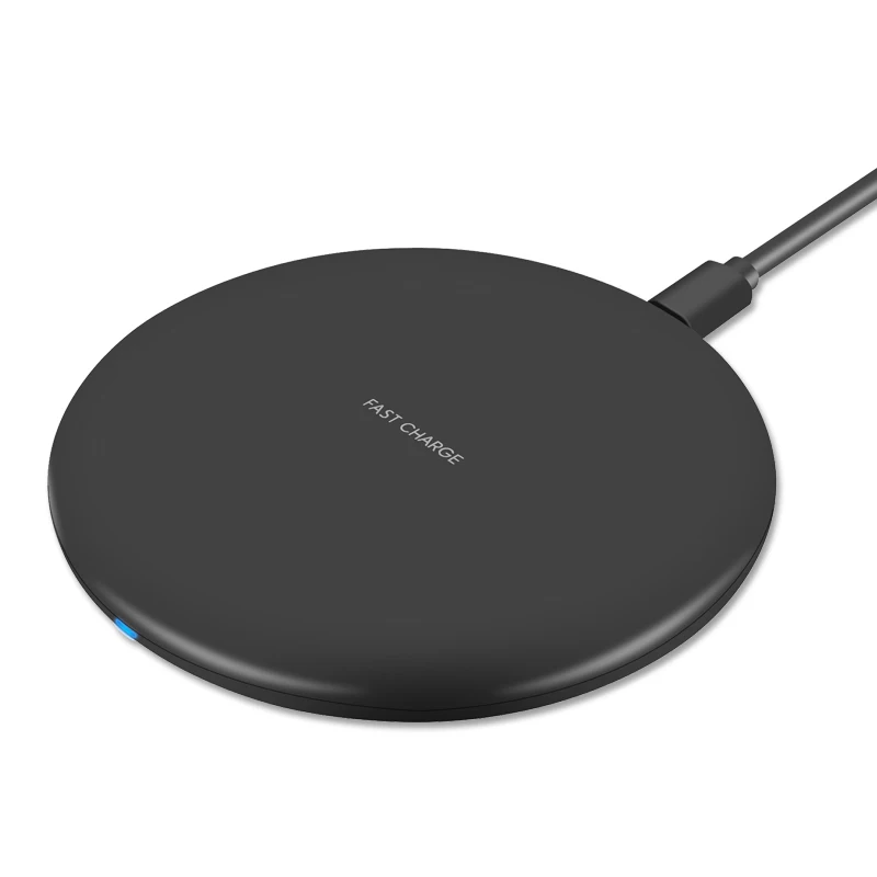 Chunfa Qi Wireless Charger for iPhone X 8 8 Plus 10W Wireless Charging Qi Fast Charger for Samsung Galaxy S9 Plus S8 S7 Edge S6 xq7