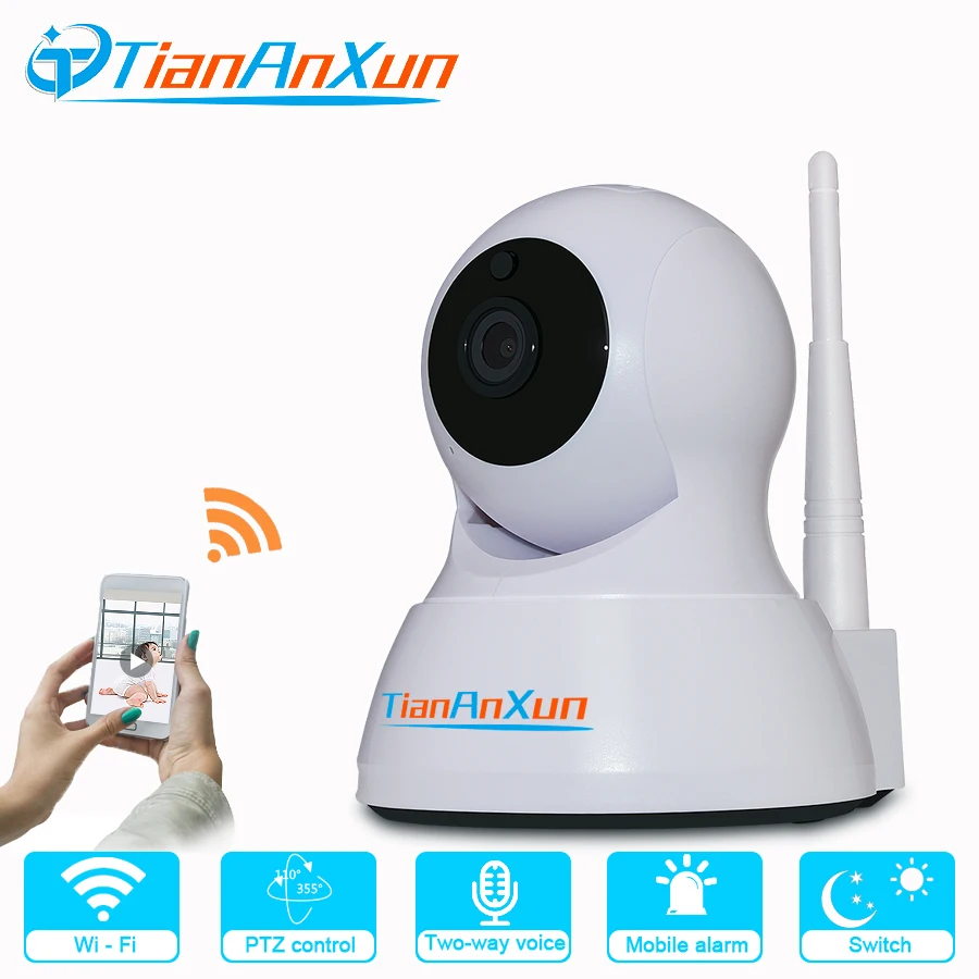 Домашняя камера видеонаблюдения Tiananxun беспроводная безопасности с Wi Fi 720P
