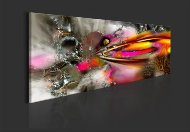 Настенный художественный diy алмазная живопись абстрактный красочный светильник в качающемся льду 5d крестиком полный квадратный Набор алмазной вышивки мозаики - Цвет: 1