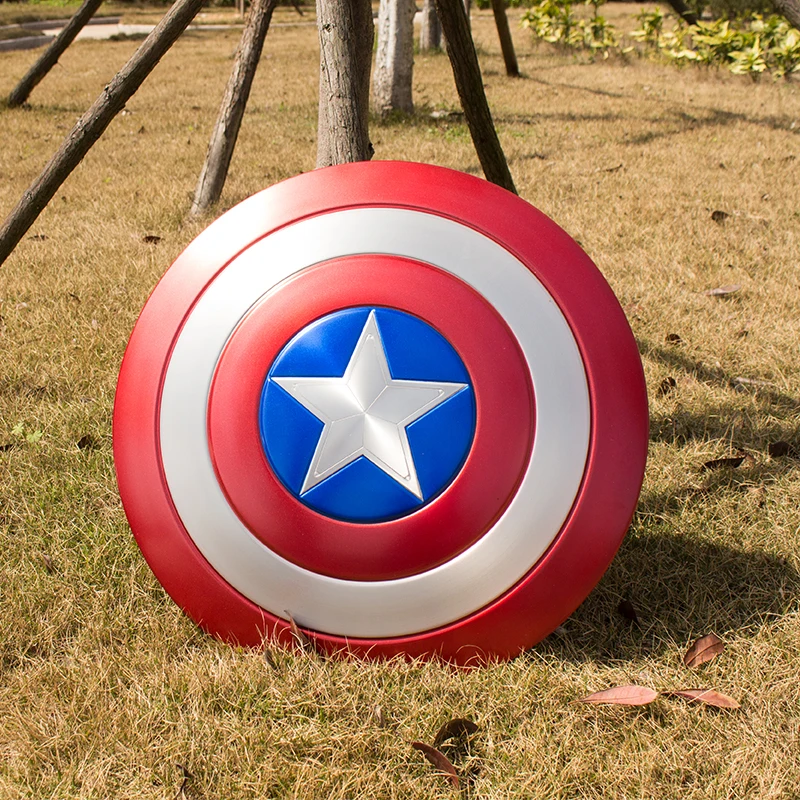 Капитан Америка Стив Роджерс классический красный Звездный щит 3 кг алюминиевый сплав диаметр = 60 см, коллекционные вещи, украшения