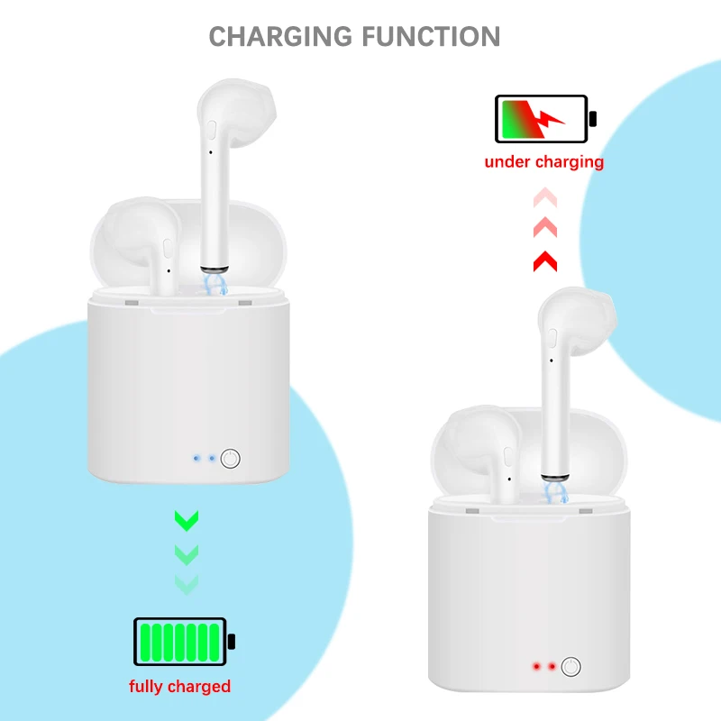 Данные лягушка Bluetooth наушники беспроводные наушники-вкладыши с микрофоном стерео наушники с зарядной коробкой для iPhone Xiaomi