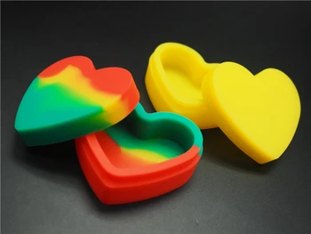 

FDA Silicone Box 26ML 18ML Non-stick Silicon Container Food Grade Jars Dab Tool Storage Jars Oil Holder For Vaporizer