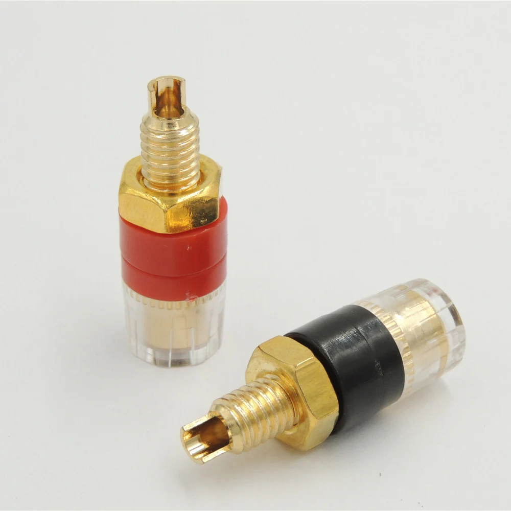 High quality 4mm banana plug connector solder Speaker Cable Amplifier Terminal 