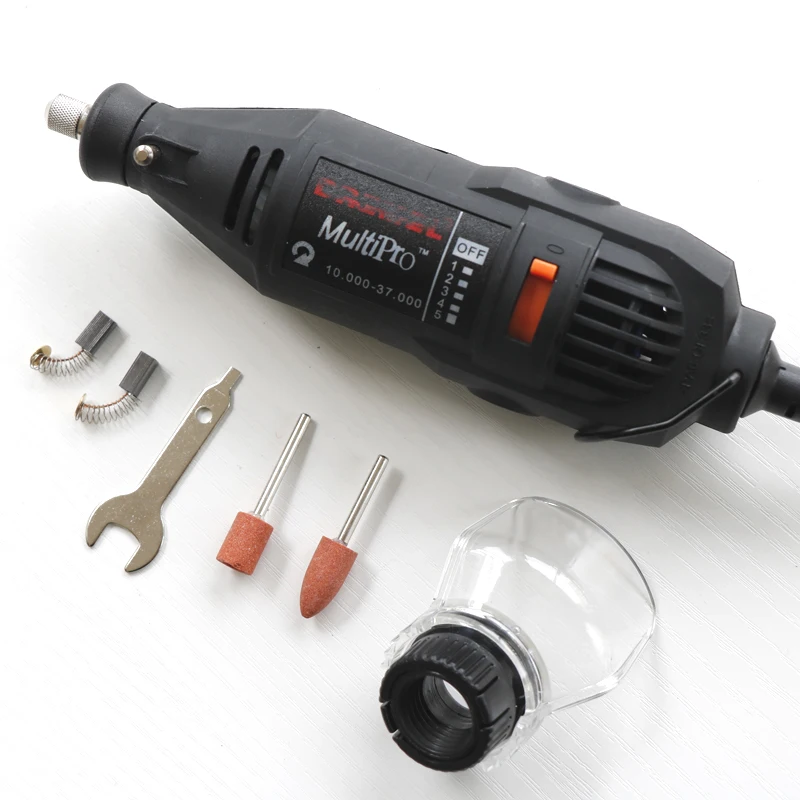 High Quality DREMEL Mini Grinder DIY Electric Hand Drill Machine with Protect Cover Variable