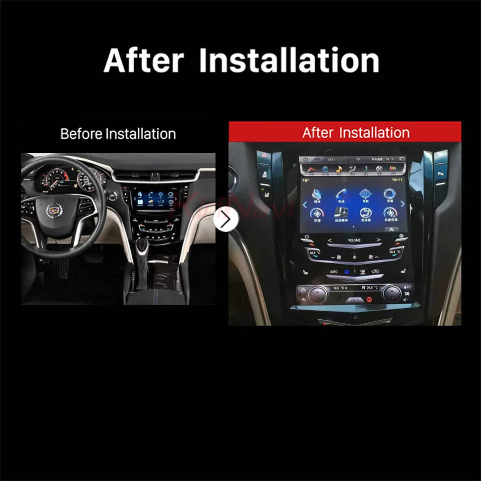 Flash Deal KiriNavi Telsa Style Vertical Screen 10.4" Android Car Radio For Cadillac ATS Audio GPS Navigation Car Dvd Multimedia 2013-2015 5
