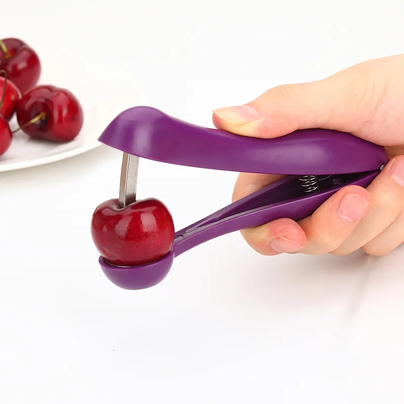 

Handheld Cherry Olive Pitter Plastic Fruits Cherries Core Seed Corer Remover Machine Manual Kitchen Tool Gadgets HG99
