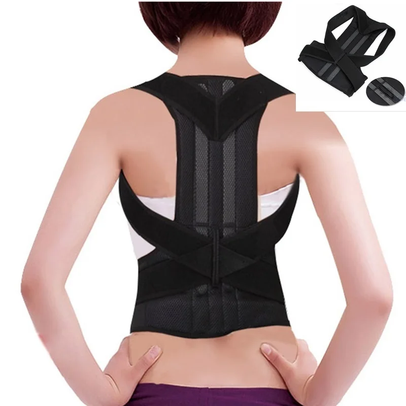 

2018 Hot Sale Unisex Corset for The Back Shoulder Support Posture Corrector Adjustable Orthopedic Underwear for Men Back Belt