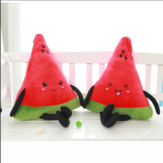 

1pcs 40cm wholesale Hot cute plush watermelon pillow cushion pillow plush toy fruit pillow Birthday Gift Free Shipping