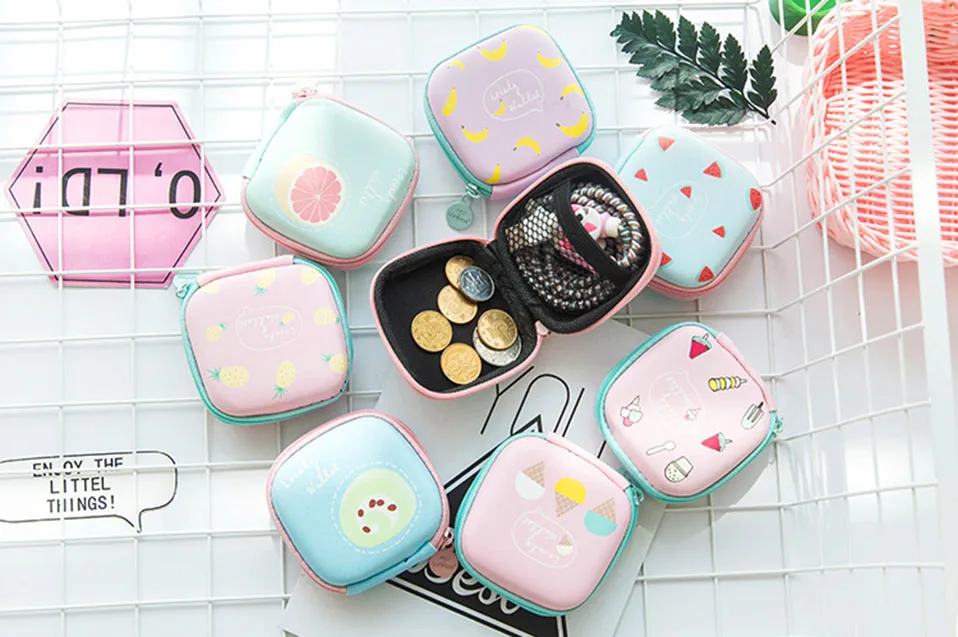 New Cute Electronic Digital Storage Bag Case For Earphone EVA Headphone Container USB Cable Earbuds Storage Box Pouch Bag Holder (1)