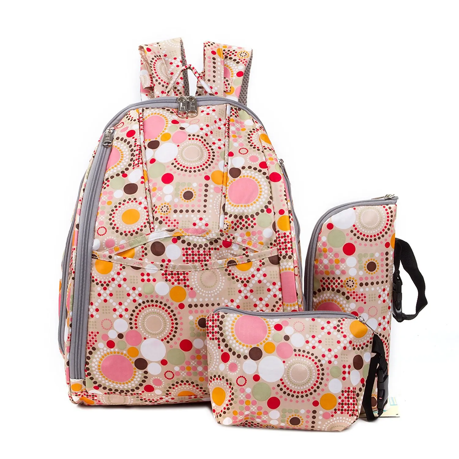 Buy 3pcs/set Dot Baby Nappy Bags Large Capacity