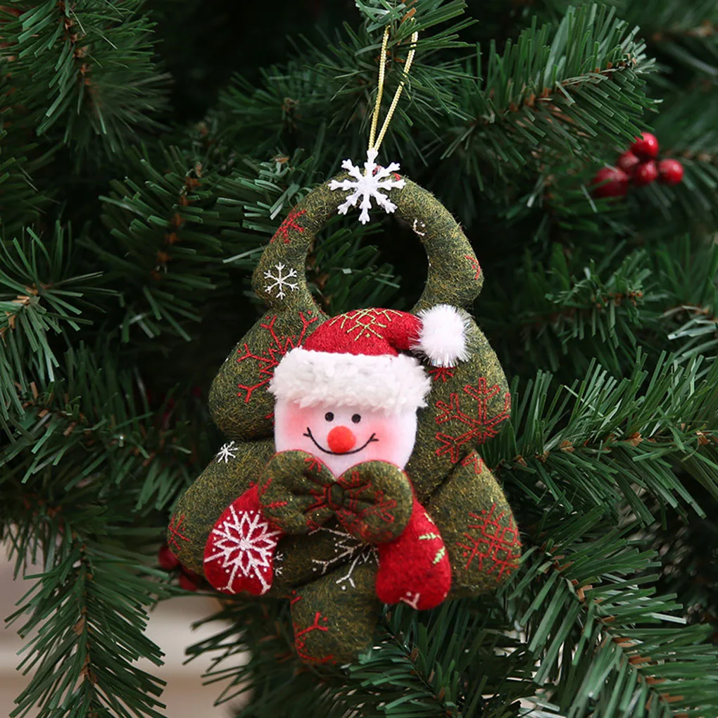 

Santa Claus/Snowman/Deer/Bear 3D Christmas Hanging Ornaments Christmas Tree Decorations