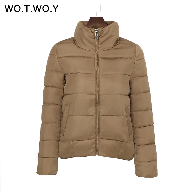 2019 Fashion Winter Basic Jackets Female Hooded Cotton