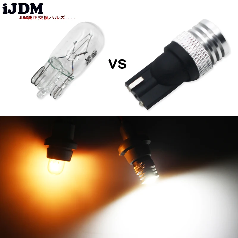 IJDM T10 LED Canbus W5W 194 168 светодиодный автомобильная парковочная лампа для номерного