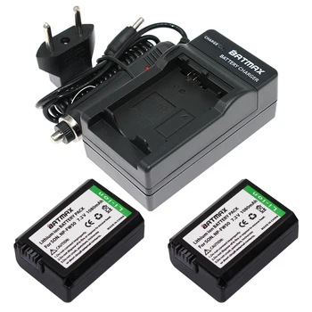 

2x NP-FW50 NP FW50 Replacement Li-ion Batteries & Wall Charger Kit for Sony Alpha 7 7R 7R II 7S a7R a7S a7R II a5000 a5100 a6000