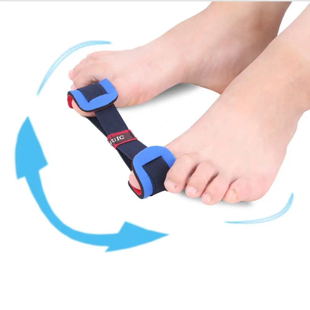 

1 Pcs Blue Fashion Hallux Valgus Correction Tape Thigh Bone Tape Prevention Orthotics Separator Foot Toe Separator Durable