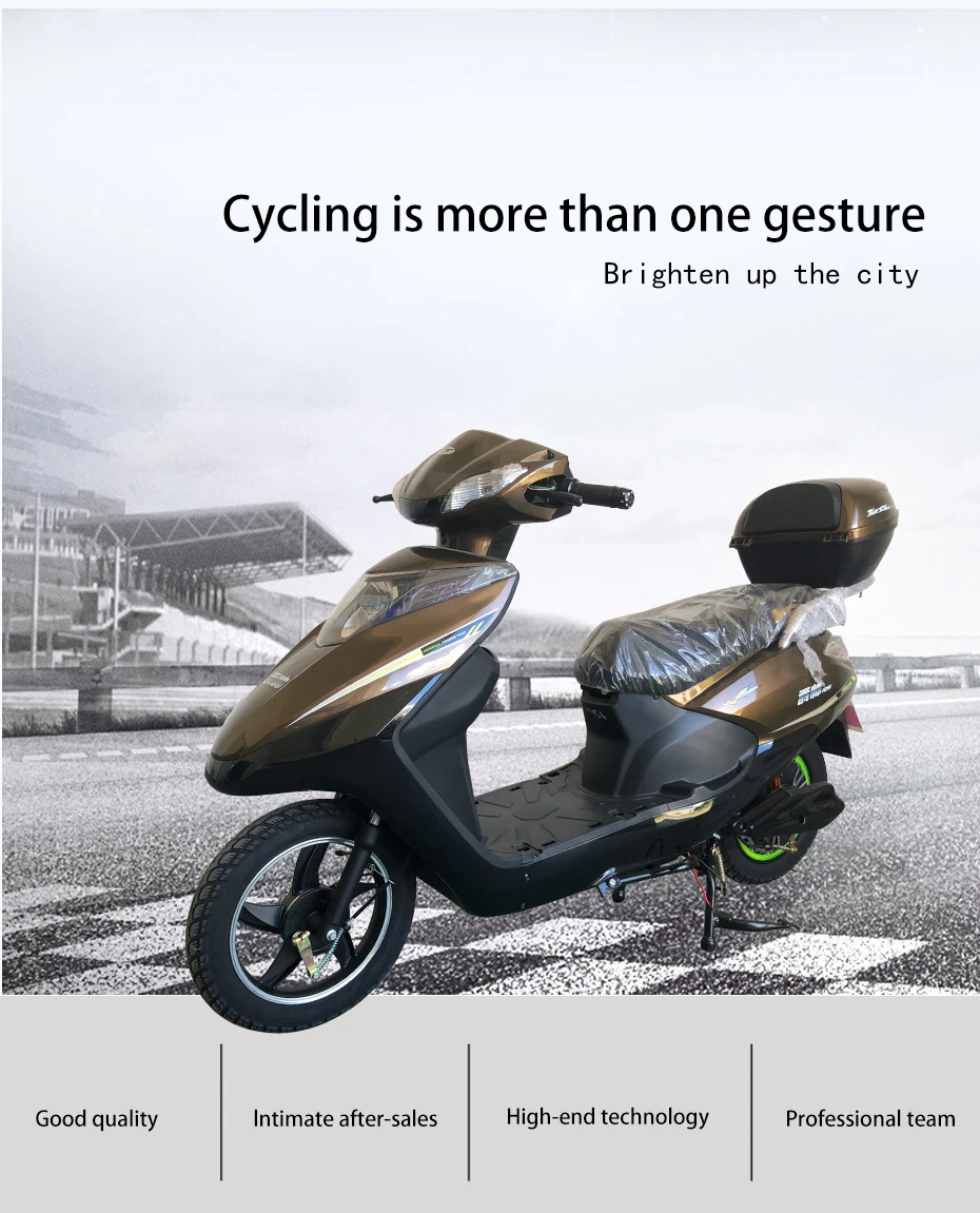 Discount Electric Scooter Cheap Without Pedal Scooter With One Seat Hot Selling Electric Bicycle With Aluminum Alloy Frame 48V 1