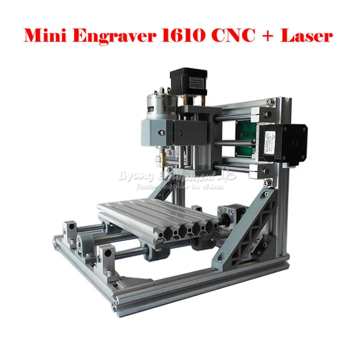 

Mini CNC 1610 + 500mw laser CNC engraving machine Pcb Milling Machine