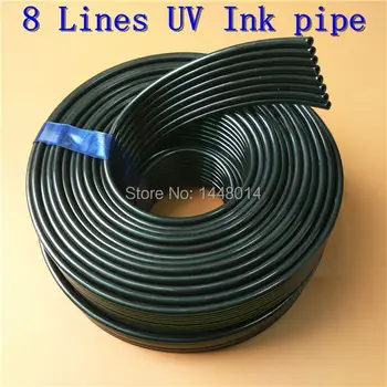 

10M 3mmX2mm 3mmX1.8mm ink tube 8 lines for Eco solvent / UV printer Mimaki Roland Xuli Mutoh DX4 DX5 DX7 head ink pipe/hose