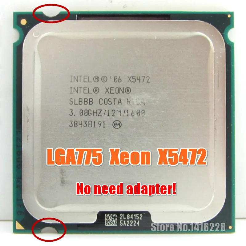 Xeon X5472 процессор SLASA SLBBB 3 0 GHz 12M FSB 1600Mhz cpu работает на материнской плате LGA775|xeon x5472|xeon