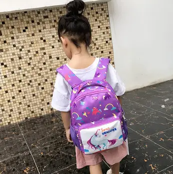 

2019 Cute Children School Bags For Girls Boys Kids Backpacks Kindergarten Schoolbags Unicorn Kids Bag Mochila Infantil