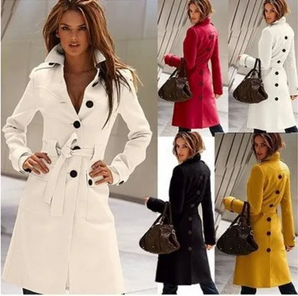 2016 Summer Clearance Trench Coat For Women Maxi Windbreaker Female Fashion Long Sobretudo Feminino British Style Trench Coat XL
