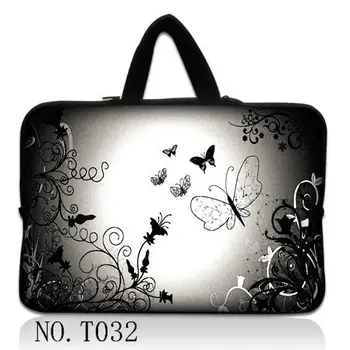 

Butterfly 7 10 12 13 15 sleeve case carry handbag for laptop tablets PC notebook soft cover 13.3'' 15.6 computer bag netbook