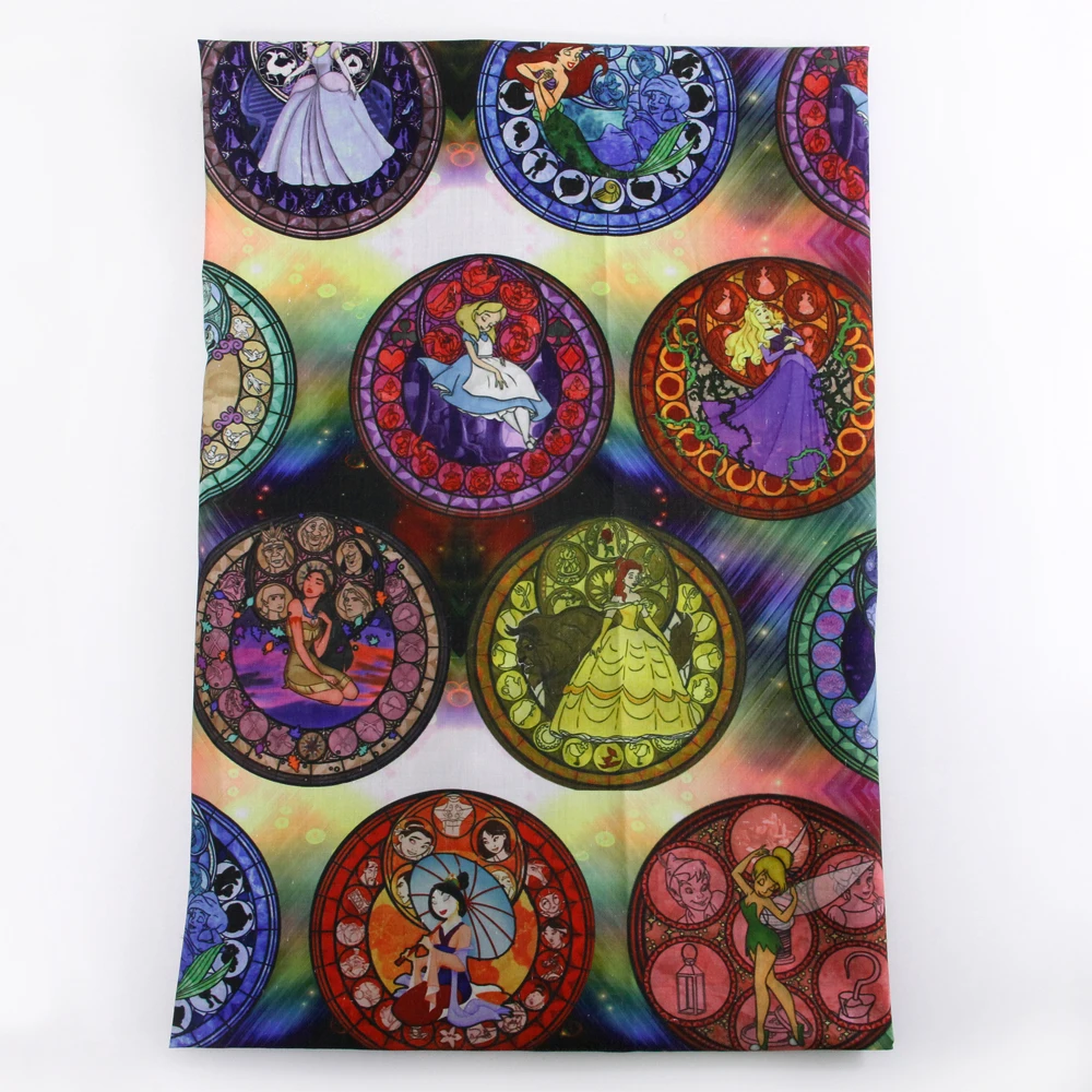 

50*145cm patchwork printed Polyester&cotton fabric for Tissue Kids Bedding home textile for Sewing,51725