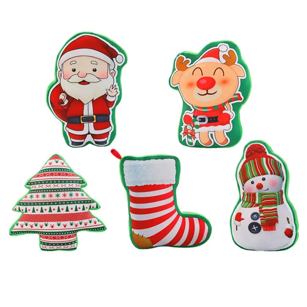 Милая Рождественская плюшевая игрушка, мягкие носки Санта-Клауса с оленем, подвесная игрушка, Рождественская серия, плюшевые игрушки для детей, кавайный Рождественский подарок