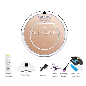 

Intelligent Robot Vacuum Cleaner Household Robot Sweeper Full-automatic Sweeping & Mopping 2 in 1 Robot Cleaner YZ-Q1