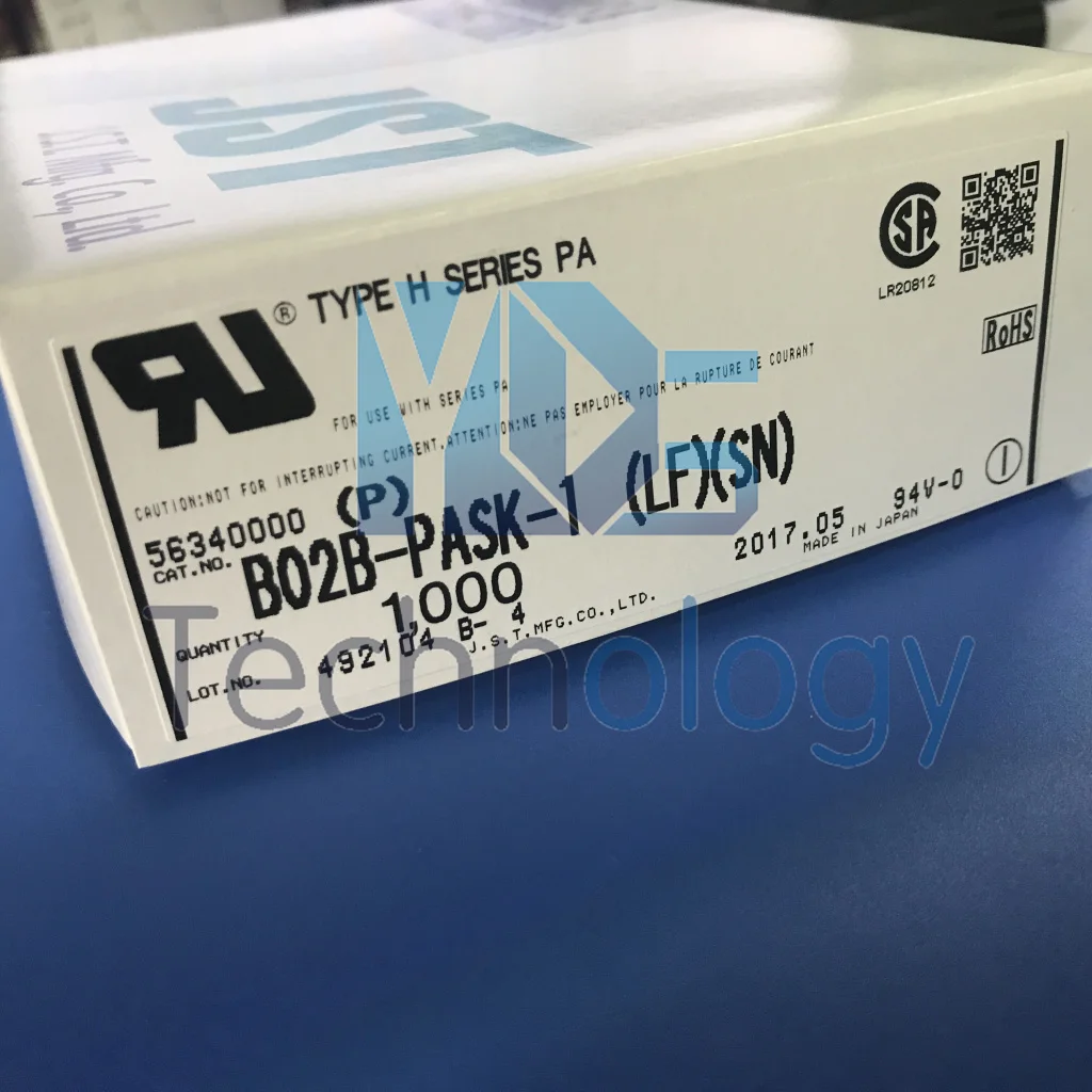 B02bpask1 Conn Header Pa 2pos Top W/boss Jst Connector New&original Plug & Connectors