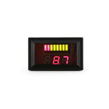 

5PCS DC 5V-70V LED Digital Display Panel Voltmeter Electric Battery Voltage Meter Volt Tester for Auto Battery Car Motorcycle